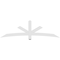 Ekena Millwork Alberta Architectural Grade PVC Gable Bracket, 84"W x 24 1/2"H x 2"D x 4"F, 7/12 Pitch GBP084X25X0204ALB00 - alternate 3